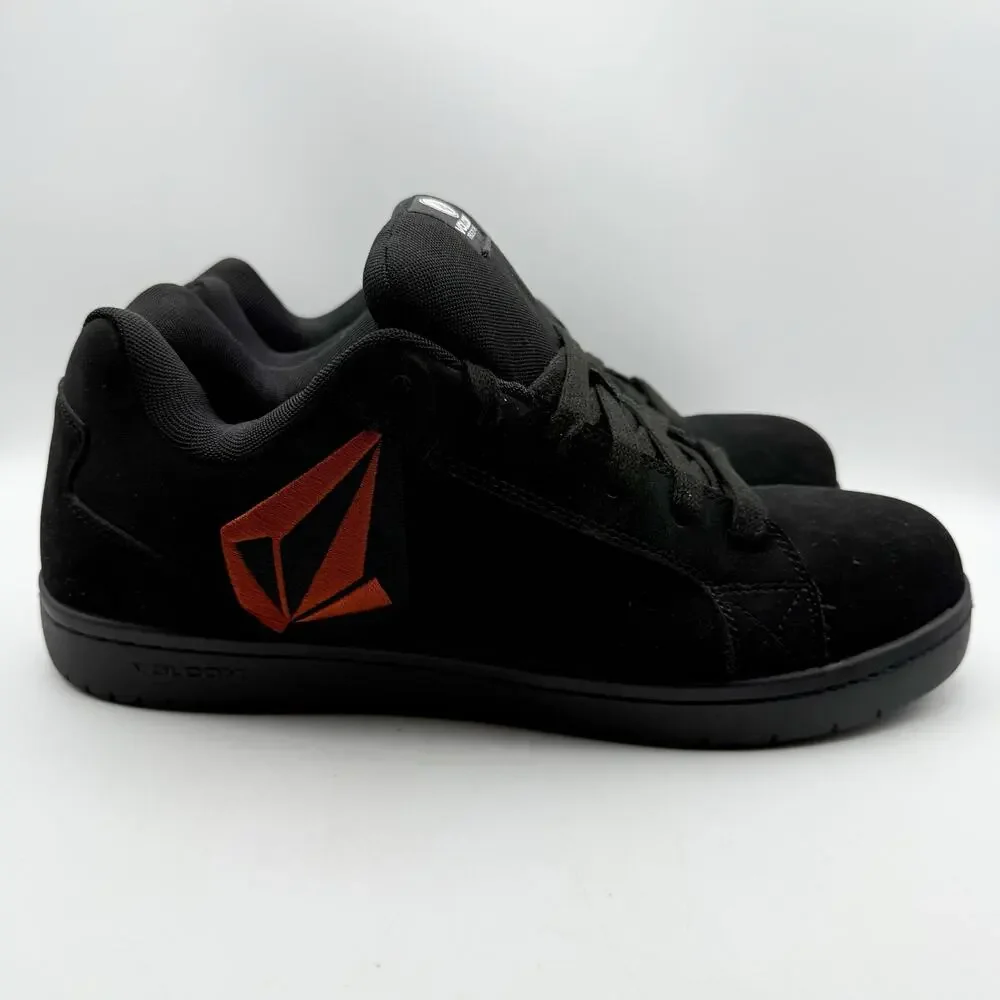 Volcom Mens 30471 Composite Toe Skate Work Shoes US 14 M Black EUC